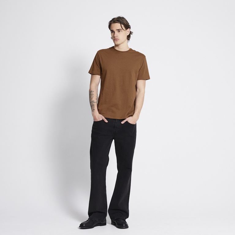 Basic tee "Marlon" Tobacco